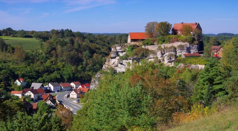 Pottenstein im Mittelgebirge Deutschland