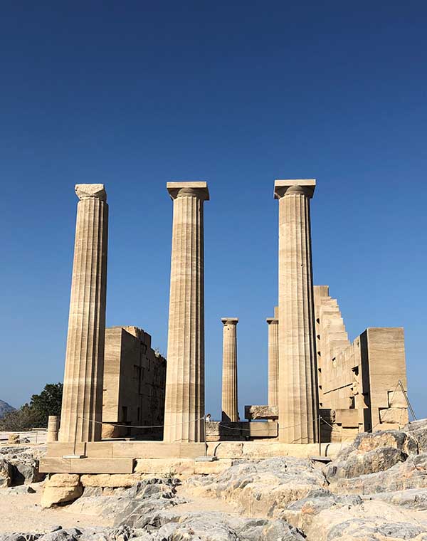 Akropolis Tempel der Athena Lindia