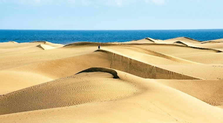 Kanaren Gran Canaria Sanddünen