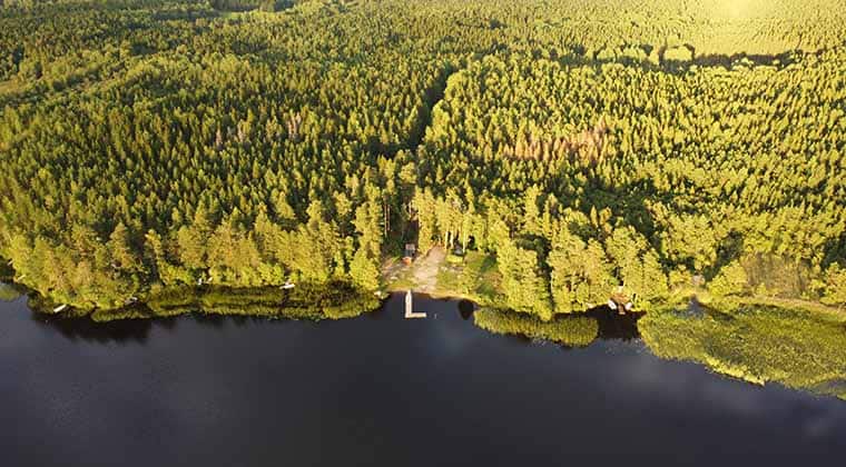 Unser Schlafplatz mitten im Nichts