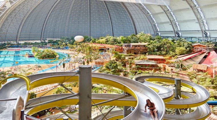 Hotel mit Aquapark in Brandenburg: Tropical Island Indoor