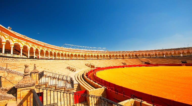 Spanien Andalusien Arena in Sevilla