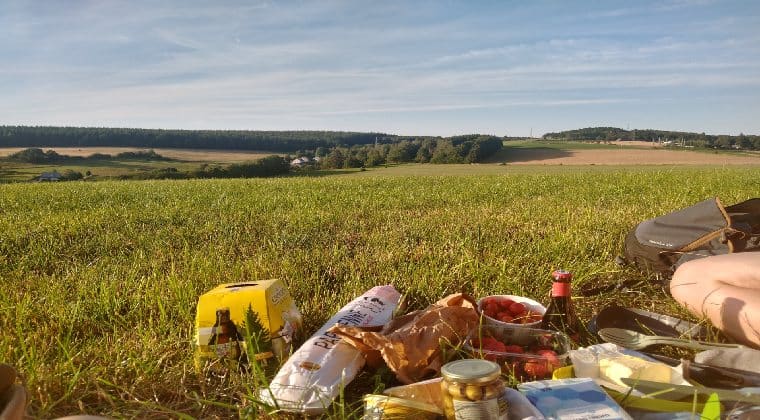 Picknick in Belgien