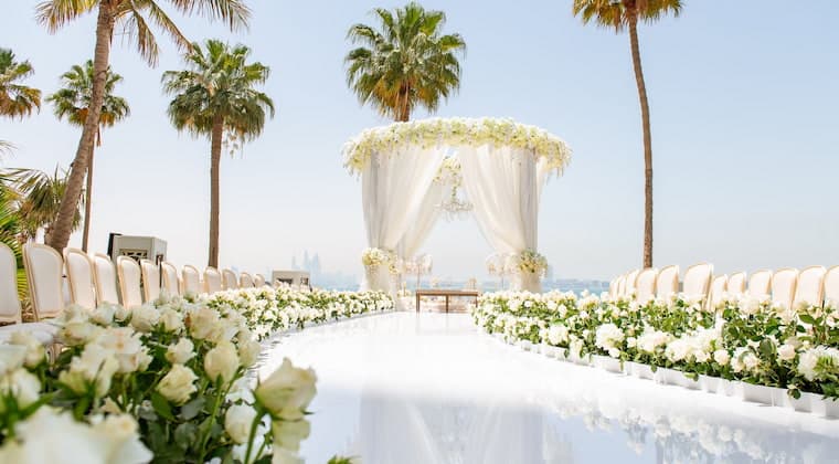 Burj al Arab Palm Garden Hochzeit