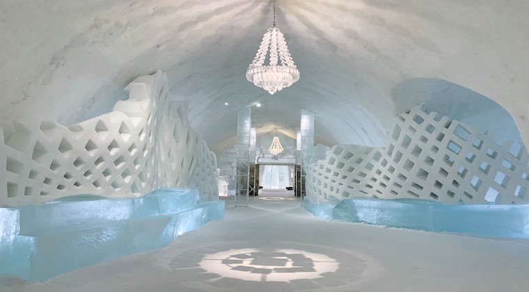 Icehotel Schweden Lobby