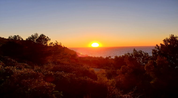 Sonnenuntergang am Gap Gros bei Port Soller auf Mallorca