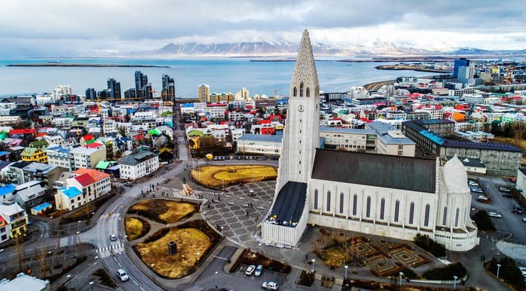 Island Reykjavik Hallgrimskirche