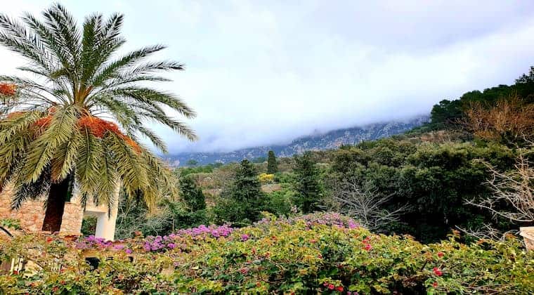 Tief hängende Wolken Mallorca