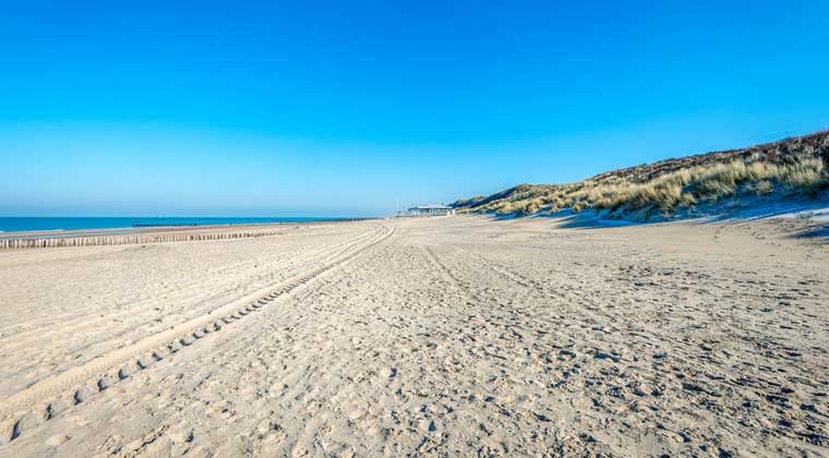 Strand bei Domburg auf Walcheren bei Zeeland