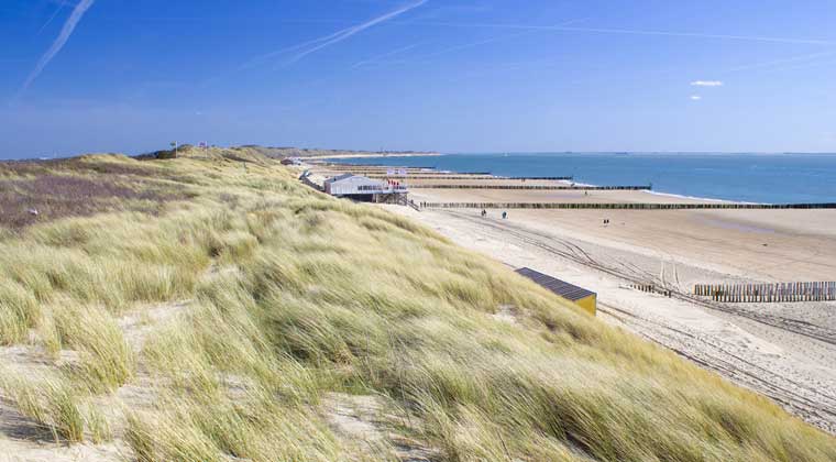 Dünenlandschaft am Zouteland Strand