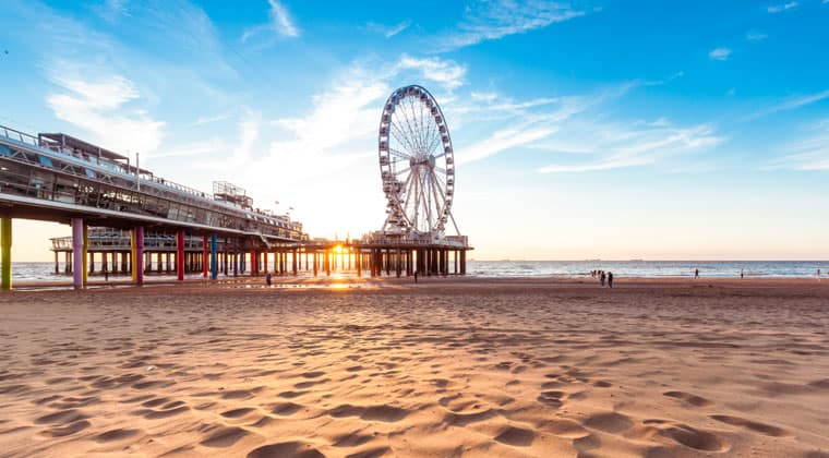 Pier am Strand von Scheveningen