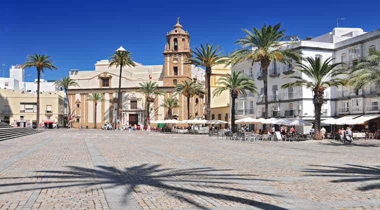 Altstadt von Cadiz in Andalusien