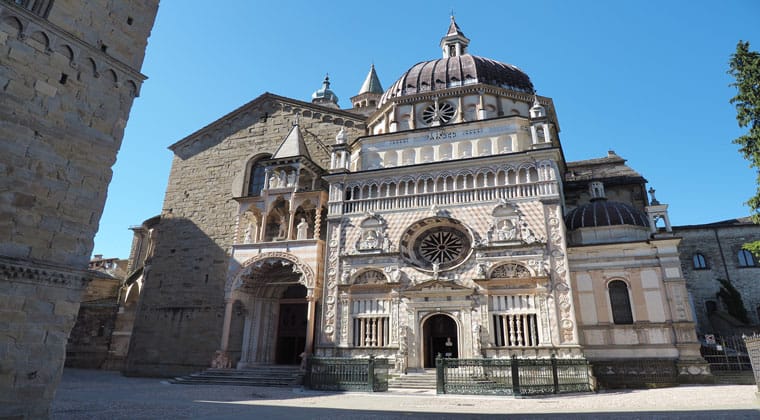 Bergamo Sehenswürdigkeiten Basilica Santa Maria Maggiore und die Kapelle