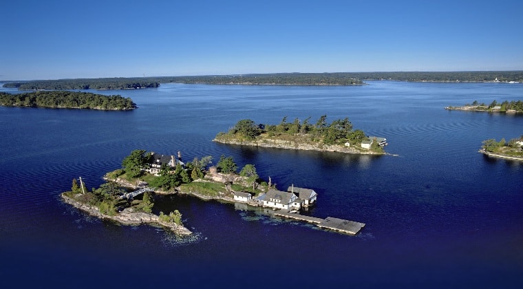 nationalparks kanada thousand island Haus auf einer Insel