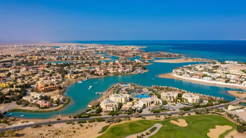 Ägypten Strand: El Gouna Lagunenstadt