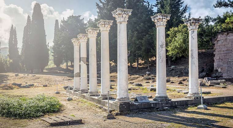 Das Asklepieion auf der Insel Kos