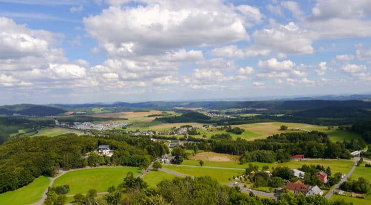 Eifel grüne Landschaft