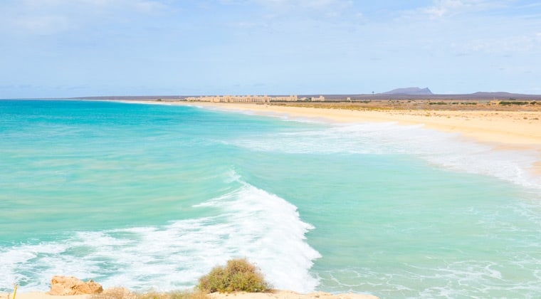 Der Strand von Boa Vista auf den Kapverdischen Inseln