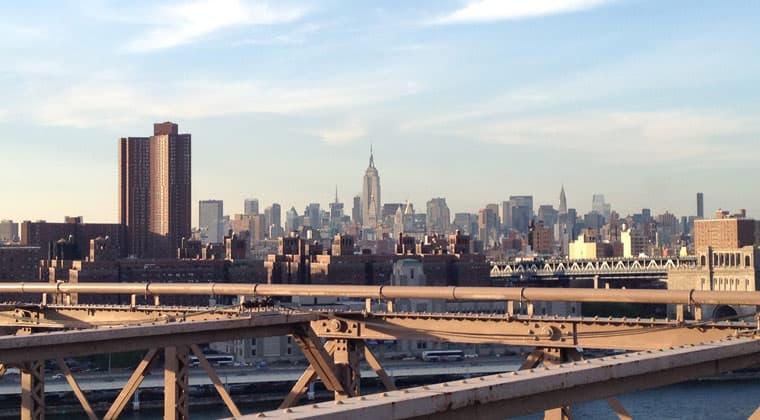 New York Skyline von Manhattan