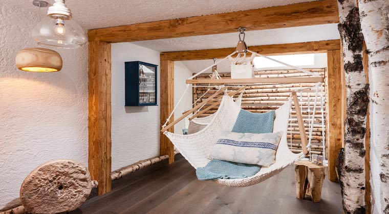 Biohotels Deutschland Berghotel Rehlegg Hängematte