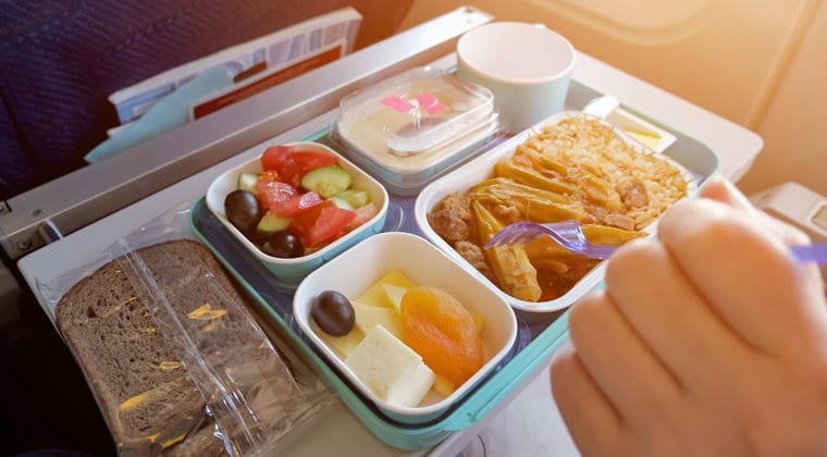 Essen im Flugzeug - Tipps Langstreckenflug