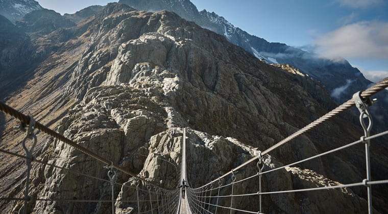 die Triftbrücke in der Schweiz