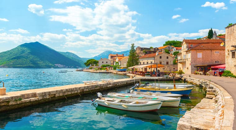 Blick auf die Altstadt von Kotor in Montenegro