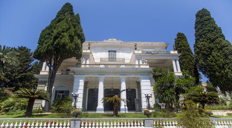 Der Palast Achilleion auf Korfu