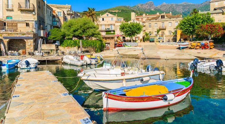 Korsika der Ort Erbalunga