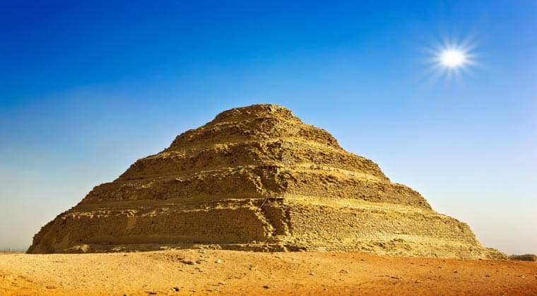 Die Stufenpyramide von Sakkara