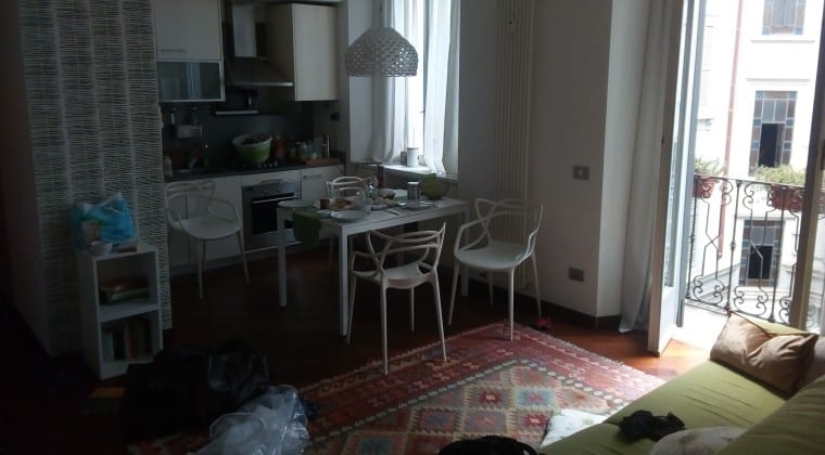Mailand unterkunft wohnzimmer