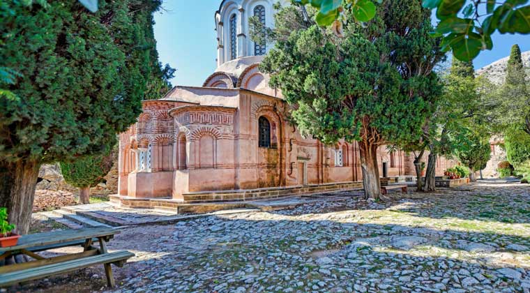 Das Kloster Nea Moni auf der Insel Chios