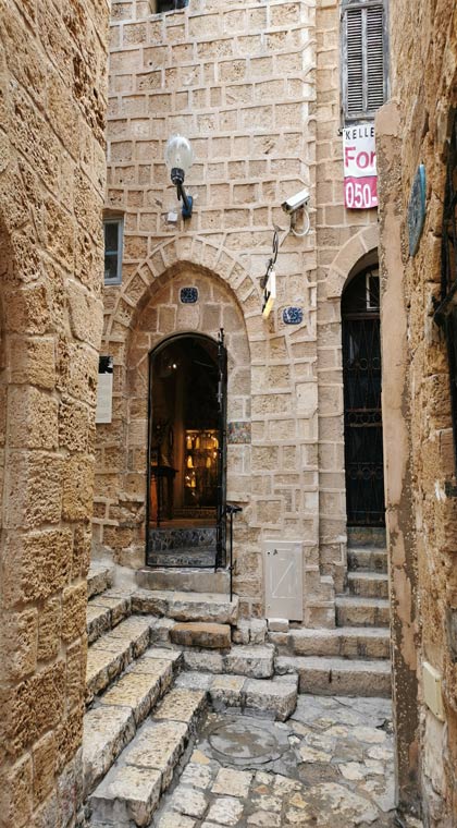 Durch die Gassen von der Altstadt Jaffa streifen