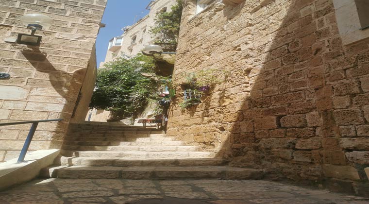 Malerische Gassen von der Altstadt Jaffa