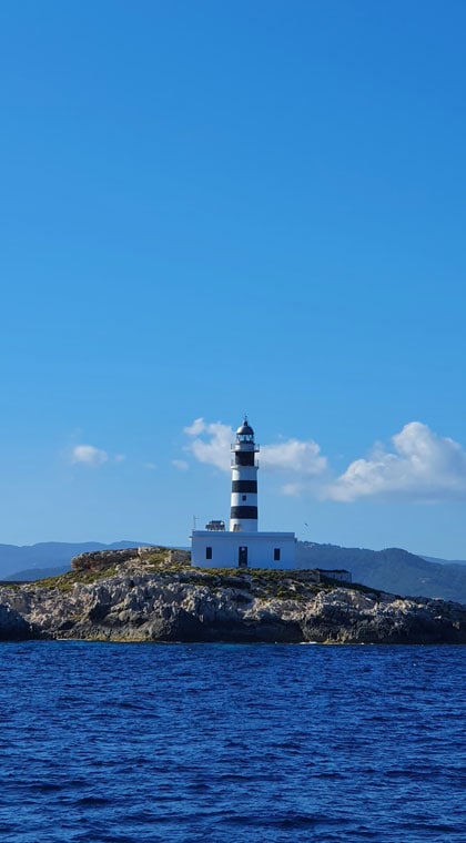Spanien Ibiza Leuchtturm