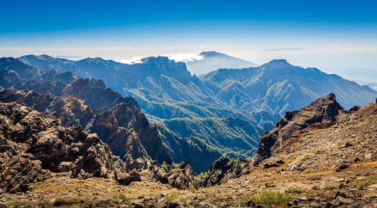 Blick auf La Palmas höchsten Berg