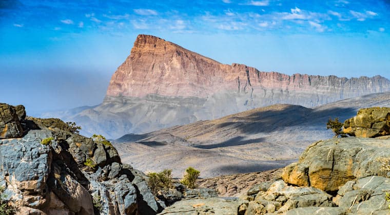 Oman Jebel Shams Berglandschaft