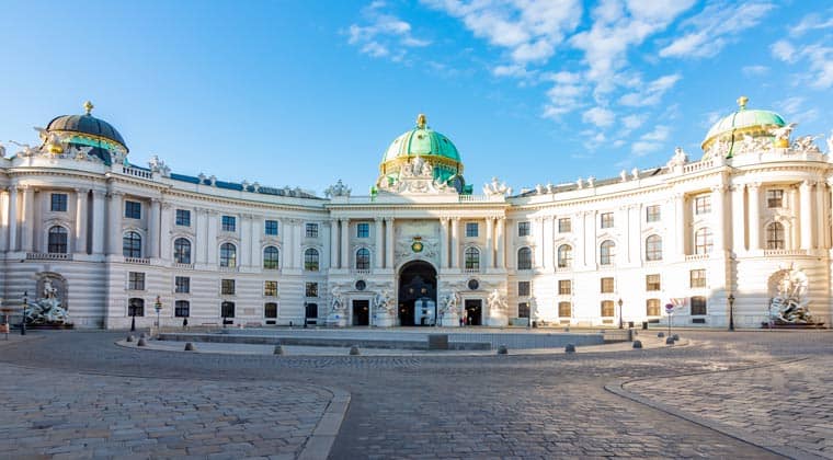 Wien Sehenswürdigkeiten Blick auf die Hofburg
