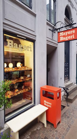 Dänemark Kopenhagen Geschäft Meyers Bageri Bäckerei