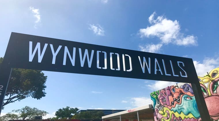 Attraktion im Viertel Wynwood in Miami ist das Freilichtmuseum Wynwood Walls mit einer riesigen Kunstausstellung von Streetart.