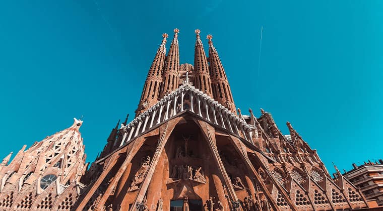 Sagrada Familia in Barcelona. 