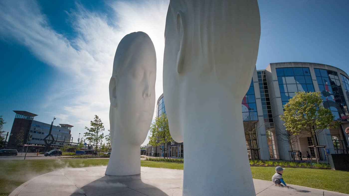 2018 war Leeuwarden Kulturhauptstadt Europas. Elf renommierte Künstler haben dazu je einen Brunnen für jede der elf friesischen Städte entworfen.