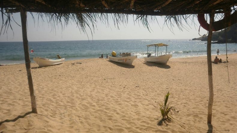 Der goldene Strand in Mazunte ist nicht nur bei Hippies sehr beliebt.