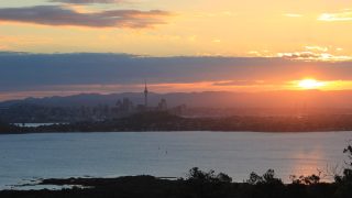 Von Rongitoto Island hat man einen tollen Panoramablick auf Auckland.