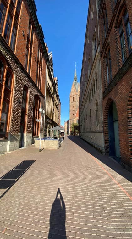 Hannover Blick Altes Rathaus und Marktkirche
