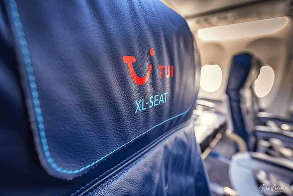 XL Seat der Boeing 737 TUI fly