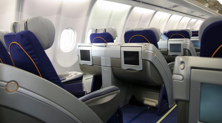 Business Class Sitzplatz