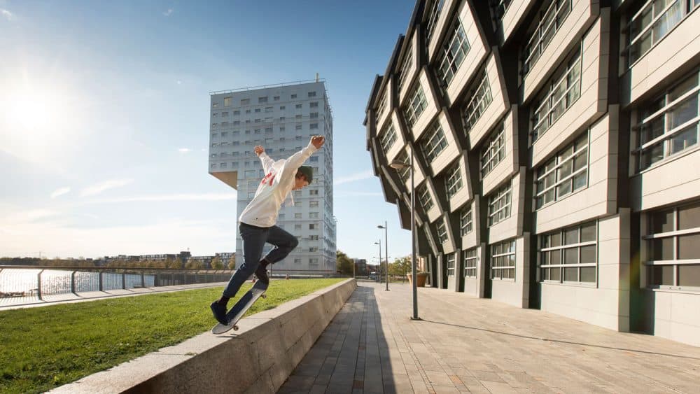 Skateboarden in Almere (Copyright: Visit Flevoland)