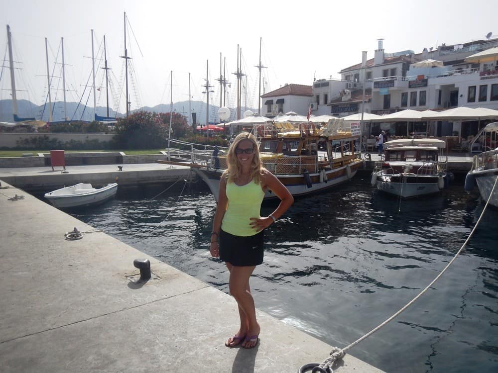 Kurzes Posing im schönen Hafen von Marmaris