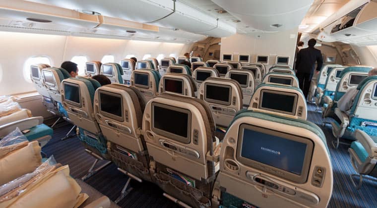 Economy Class auf der Langstrecke